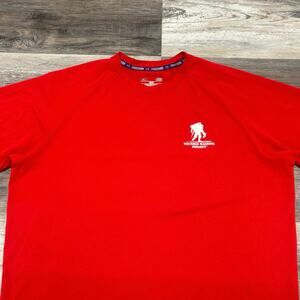 Under‎ Armour UA WWP Tech Wounded Warrior Red Mens L Loose Fit Heat Gear T-Shirt